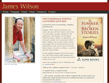 Tablet Screenshot of jameswilsonauthor.com